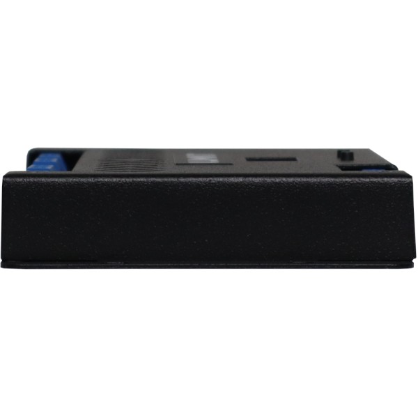 Vista lateral esquerda do Driver de LED RDM 12 Canais