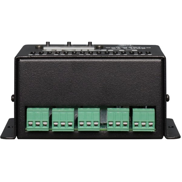 Visão traseira do Driver de LED RDM 6 Canais