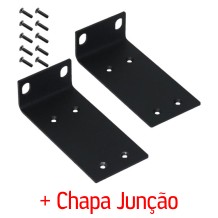 Imagem do produto KIT ABAS CURTAS + CHAPA JUNCAO 1/2 RACK