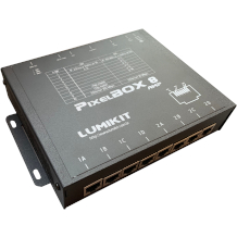 Imagem do produto: CONTROLADOR LUMIKIT PIXELBOX 8 AMP COM DMX