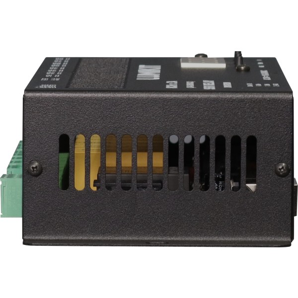 Vista lateral esquerda do Módulo Chaveador SSR 8 Canais