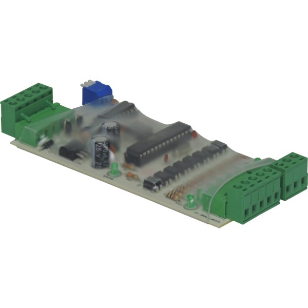 Vista superior traseira da Placa Player DMX 1 Universo