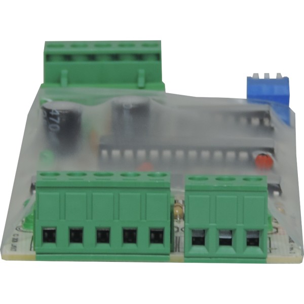 Vista traseira da Placa Player DMX 1 Universo