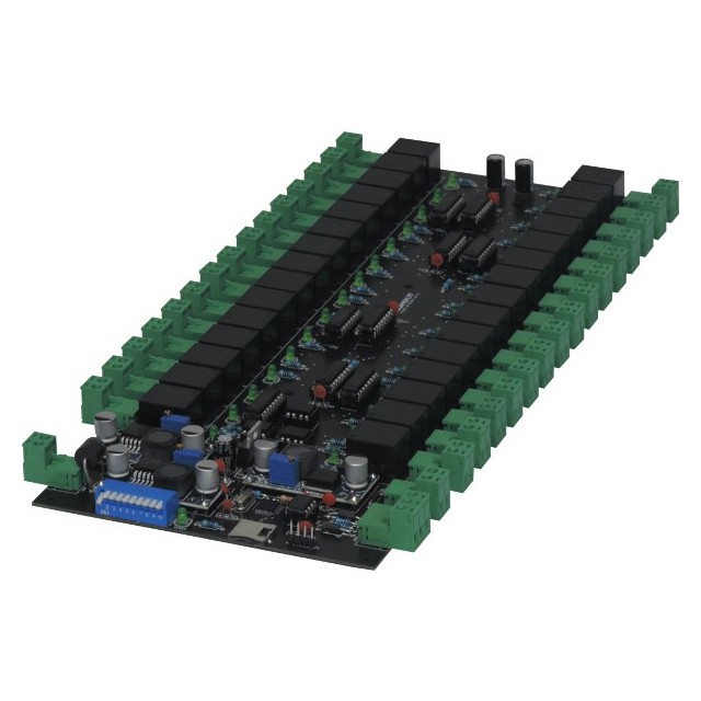 Lumikit Placa Relé 30 Saídas DMX com Player