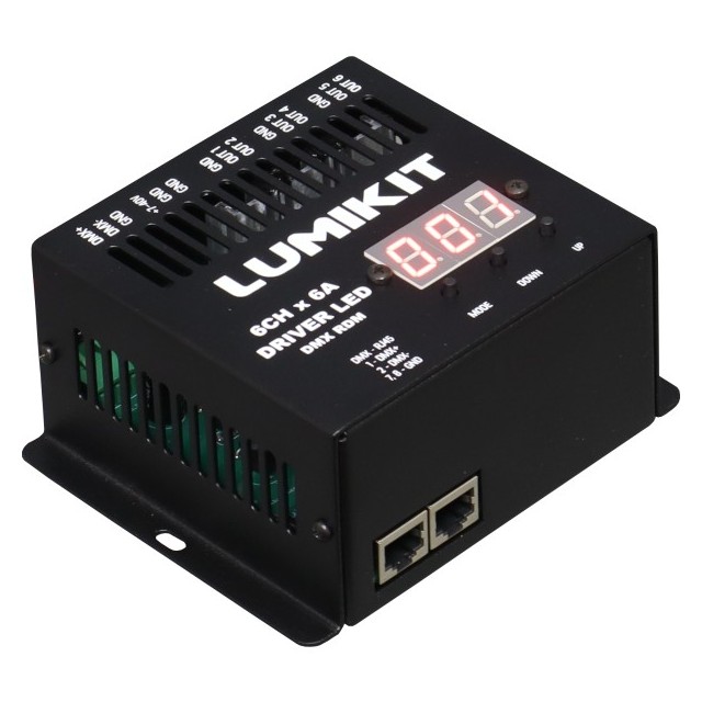 Lumikit Driver de LED 6 Canais RDM