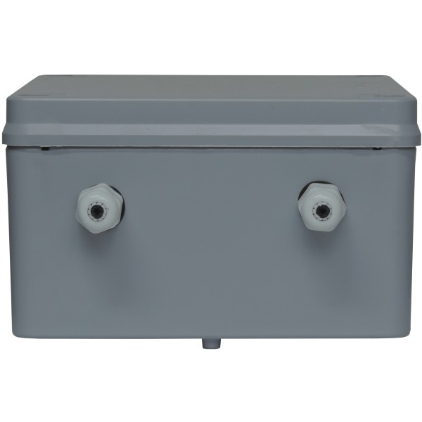 Vista superior frontal do Splitter DMX 3 Saídas Outdoor 110/220V